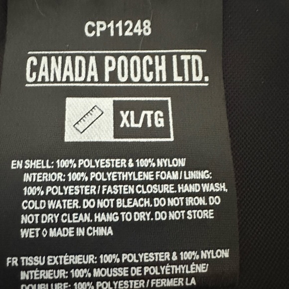 Canada Pooch XL Pink life jacket. - Picture 4 of 5